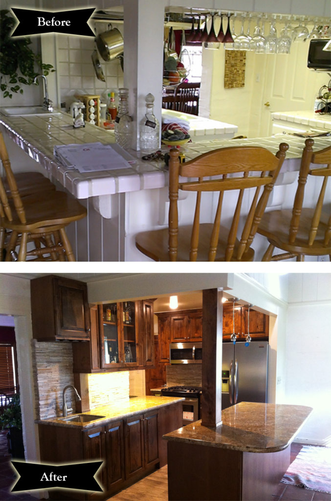 Escondido Kitchen Remodel Before and After