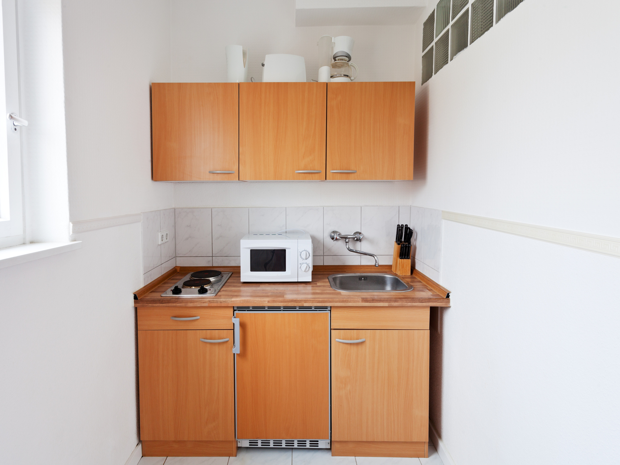 image of very small kitchen design